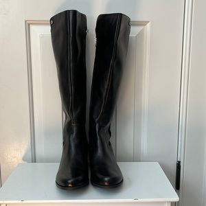 Marc Fisher black leather boots